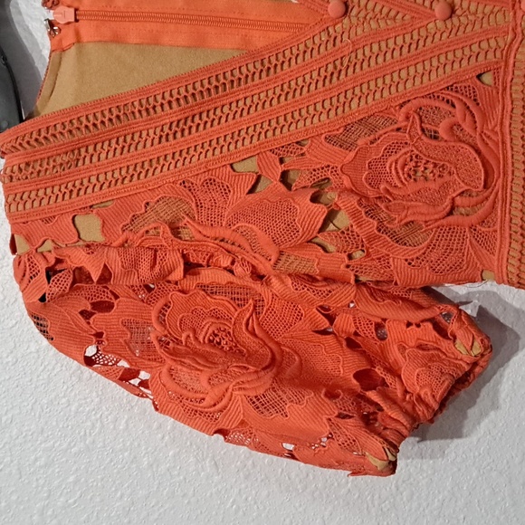 Adelyn Rae Adrian Crochet Lace Dress - Picture 8 of 12